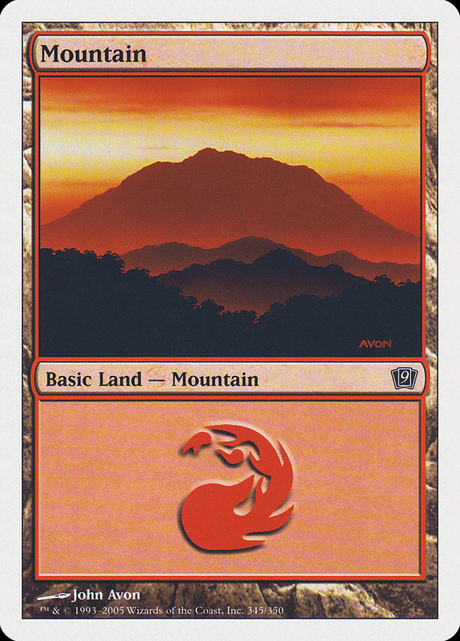 Mountain (#345) [Ninth Edition] | Webway Games