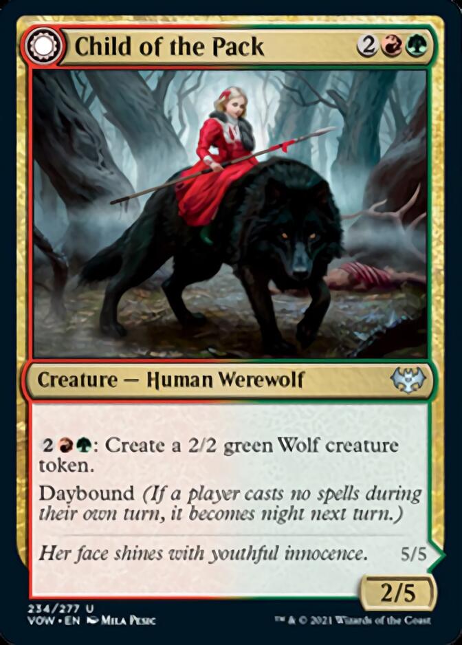 Child of the Pack // Savage Packmate [Innistrad: Crimson Vow] | Webway Games