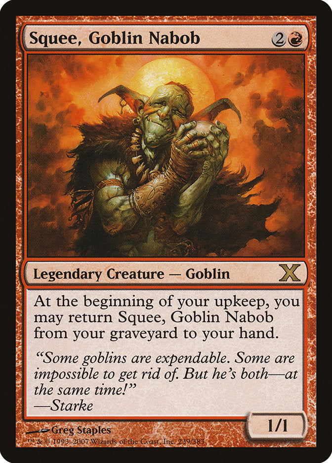 Squee, Goblin Nabob [Tenth Edition] | Webway Games