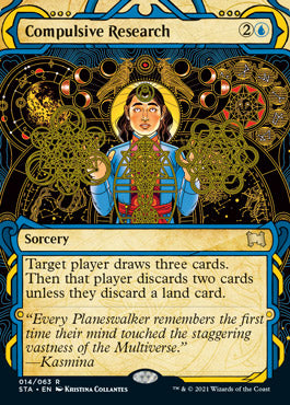Compulsive Research (Etched Foil) [Strixhaven Mystical Archive] | Webway Games