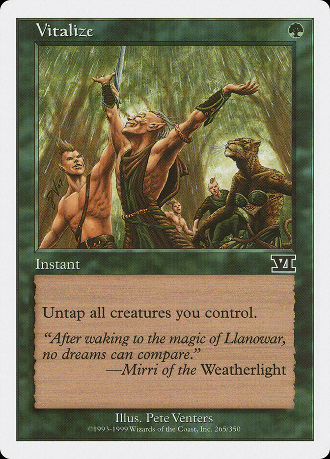 Vitalize [Classic Sixth Edition] | Webway Games