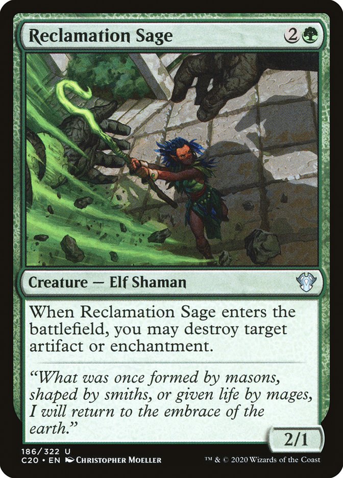 Reclamation Sage [Commander 2020] | Webway Games