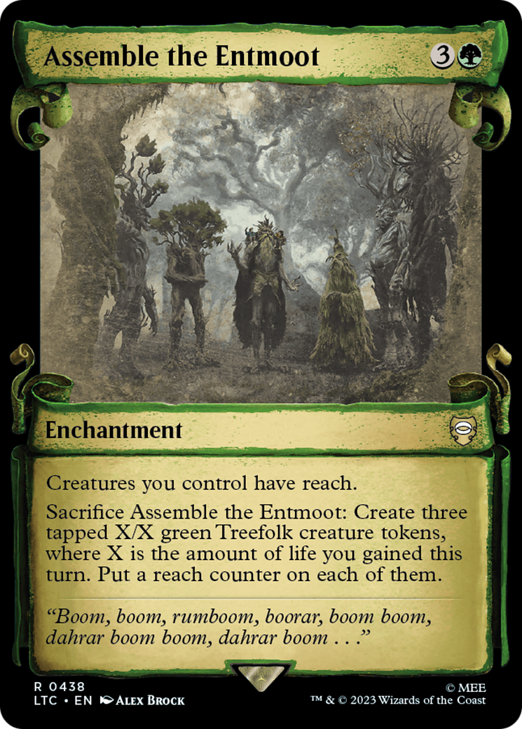 Assemble the Entmoot [The Lord of the Rings: Tales of Middle-Earth Commander Showcase Scrolls] | Webway Games