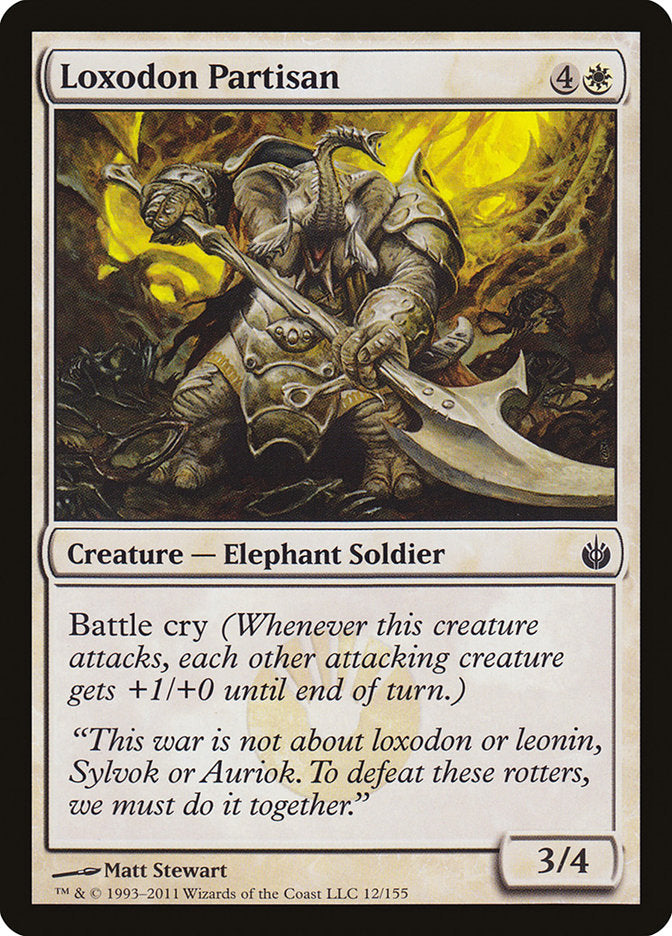 Loxodon Partisan [Mirrodin Besieged] | Webway Games