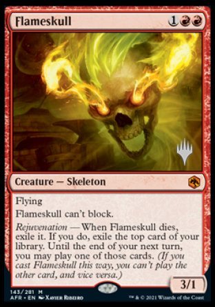 Flameskull (Promo Pack) [Dungeons & Dragons: Adventures in the Forgotten Realms Promos] | Webway Games