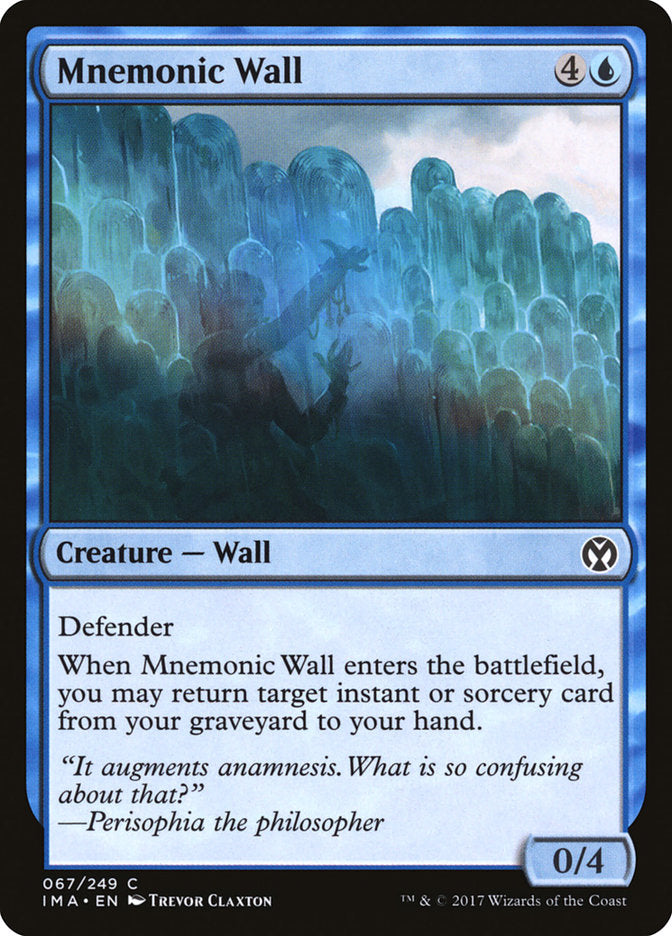 Mnemonic Wall [Iconic Masters] | Webway Games