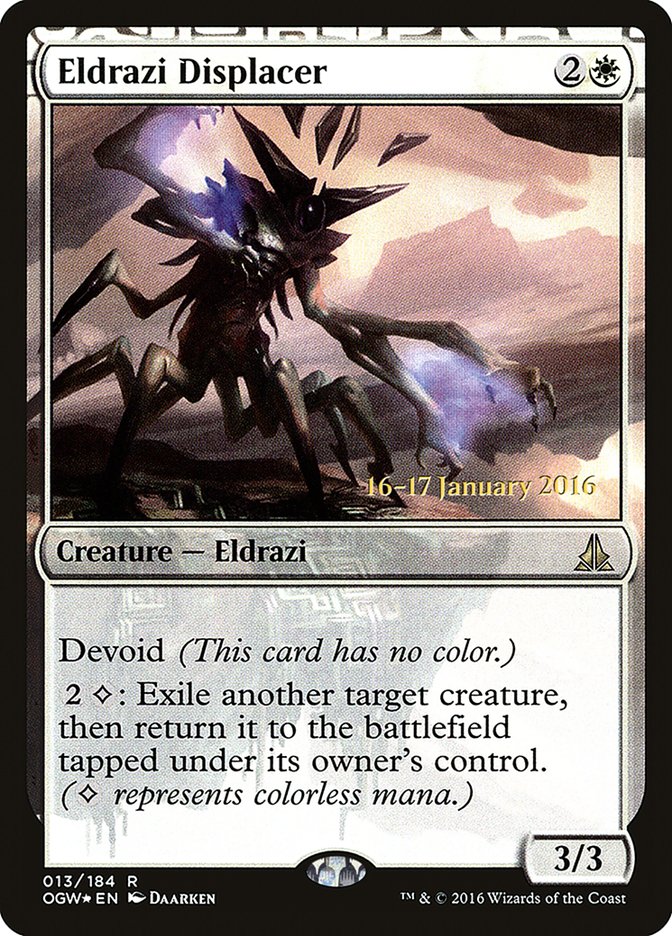 Eldrazi Displacer (Prerelease) [Oath of the Gatewatch Prerelease Promos] | Webway Games