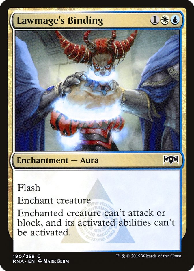 Lawmage's Binding [Ravnica Allegiance] | Webway Games