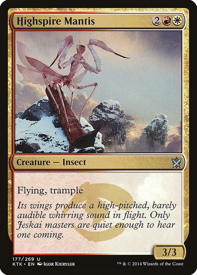 Highspire Mantis [Khans of Tarkir] | Webway Games