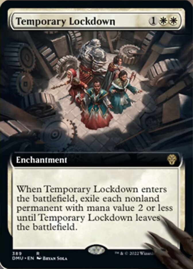 Temporary Lockdown (Extended Art) [Dominaria United] | Webway Games