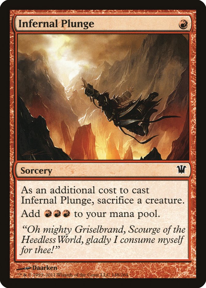Infernal Plunge [Innistrad] | Webway Games