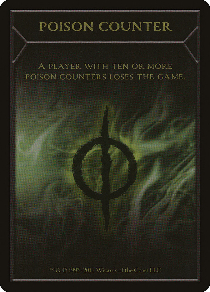 Poison Counter [New Phyrexia Tokens] | Webway Games