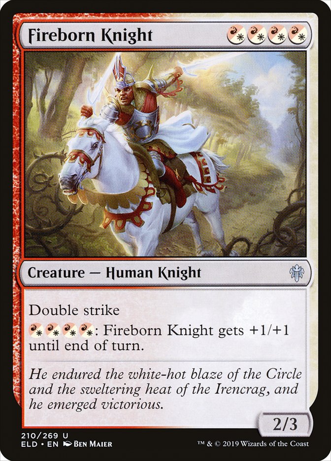 Fireborn Knight [Throne of Eldraine] | Webway Games