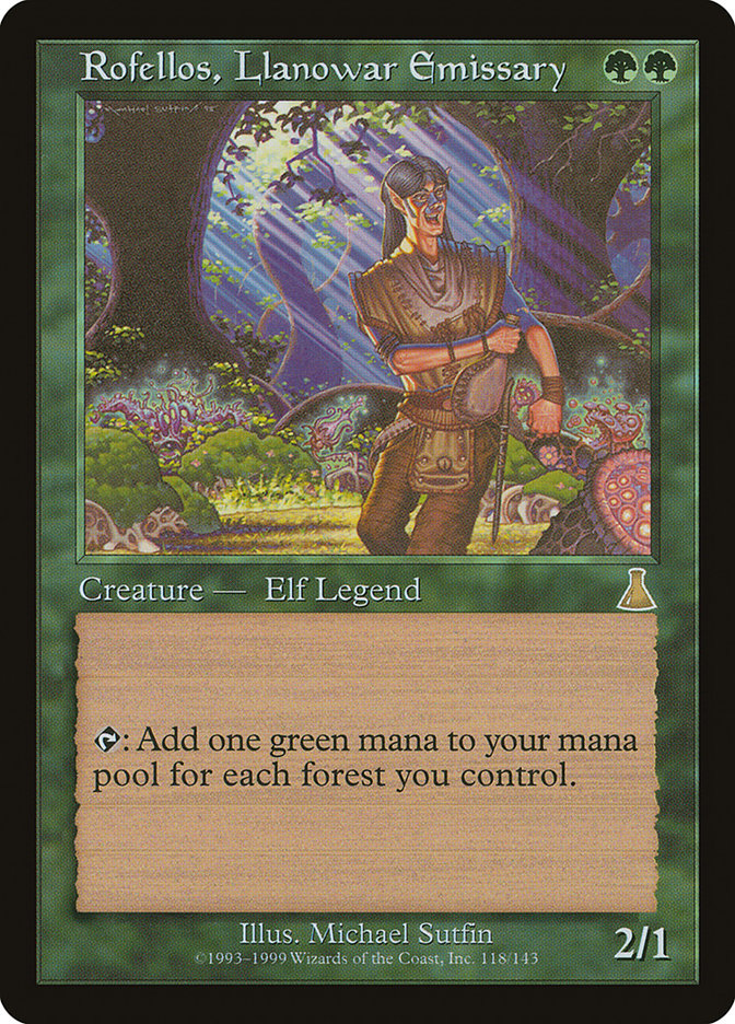 Rofellos, Llanowar Emissary [Urza's Destiny] | Webway Games
