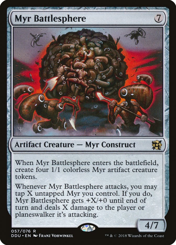 Myr Battlesphere [Duel Decks: Elves vs. Inventors] | Webway Games