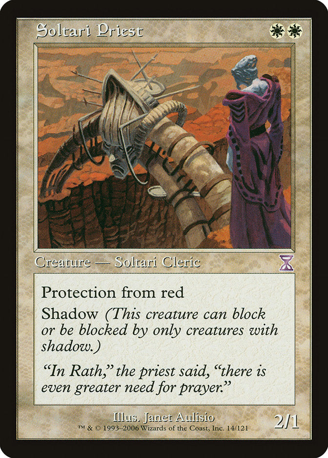 Soltari Priest [Time Spiral Timeshifted] | Webway Games