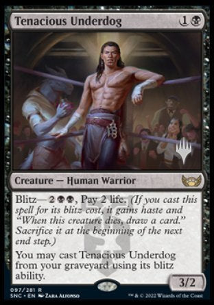 Tenacious Underdog (Promo Pack) [Streets of New Capenna Promos] | Webway Games