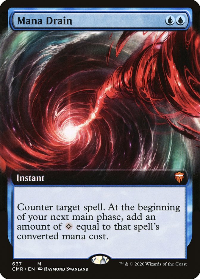 Mana Drain (Extended Art) [Commander Legends] | Webway Games