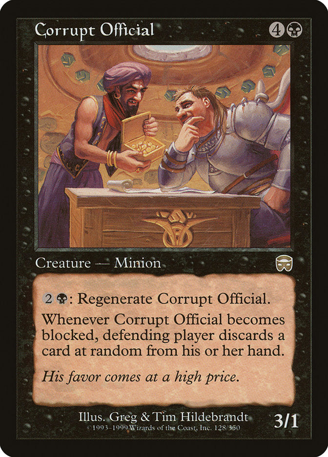 Corrupt Official [Mercadian Masques] | Webway Games