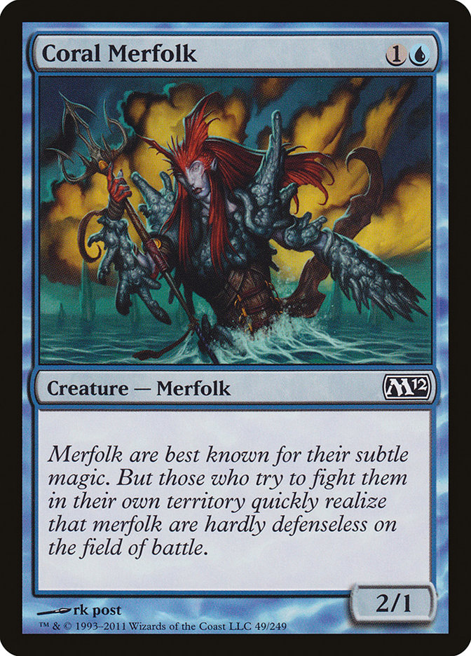 Coral Merfolk [Magic 2012] | Webway Games