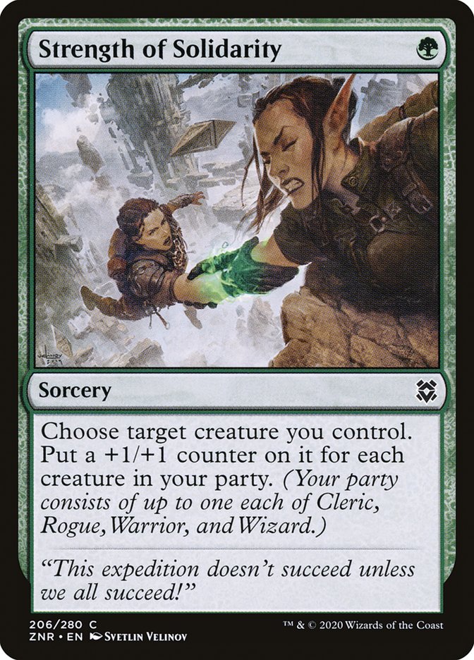 Strength of Solidarity [Zendikar Rising] | Webway Games