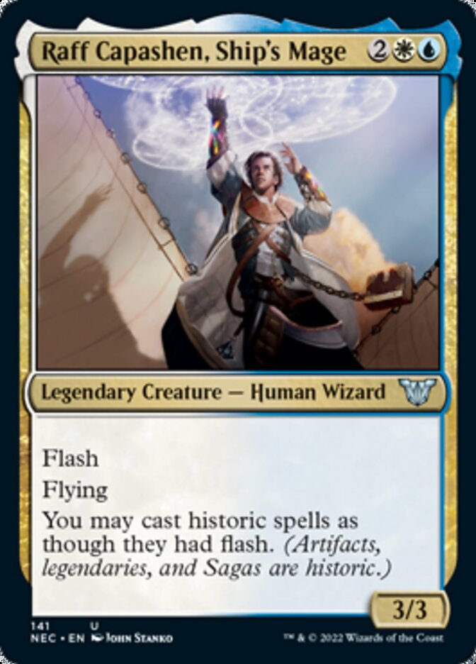 Raff Capashen, Ship's Mage [Kamigawa: Neon Dynasty Commander] | Webway Games
