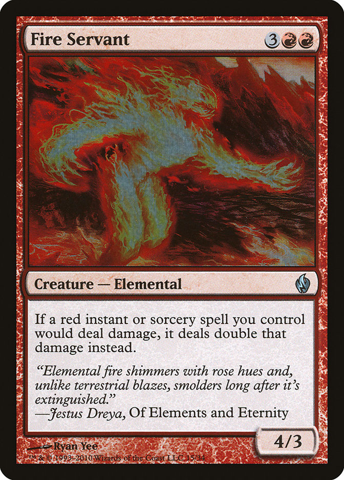 Fire Servant [Premium Deck Series: Fire and Lightning] | Webway Games