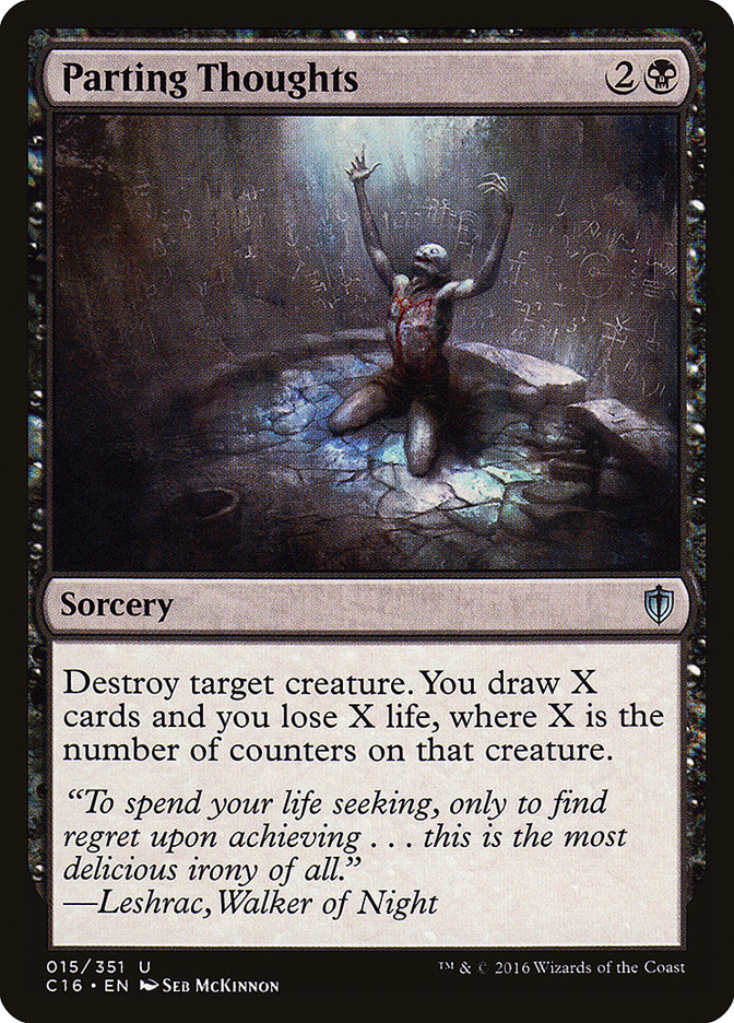 Parting Thoughts [Commander 2016] | Webway Games