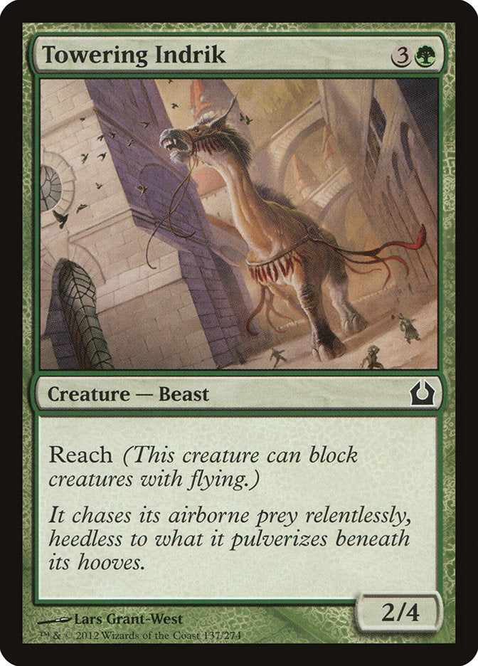 Towering Indrik [Return to Ravnica] | Webway Games