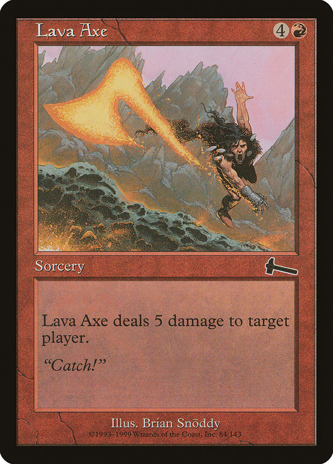 Lava Axe [Urza's Legacy] | Webway Games