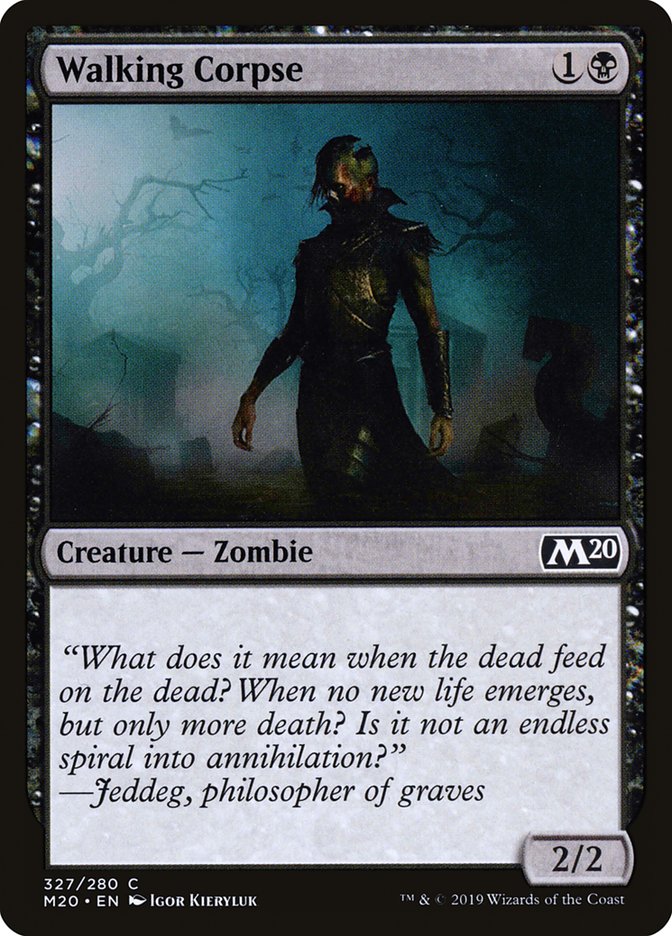 Walking Corpse [Core Set 2020] | Webway Games