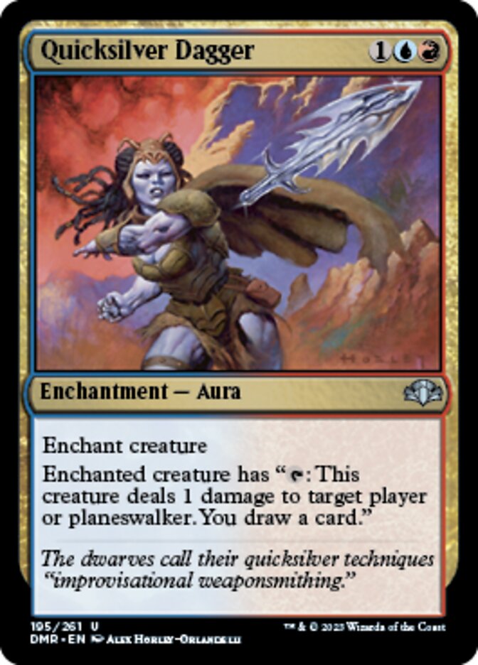 Quicksilver Dagger [Dominaria Remastered] | Webway Games