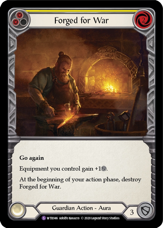 Forged for War [U-WTR046] (Welcome to Rathe Unlimited)  Unlimited Normal | Webway Games