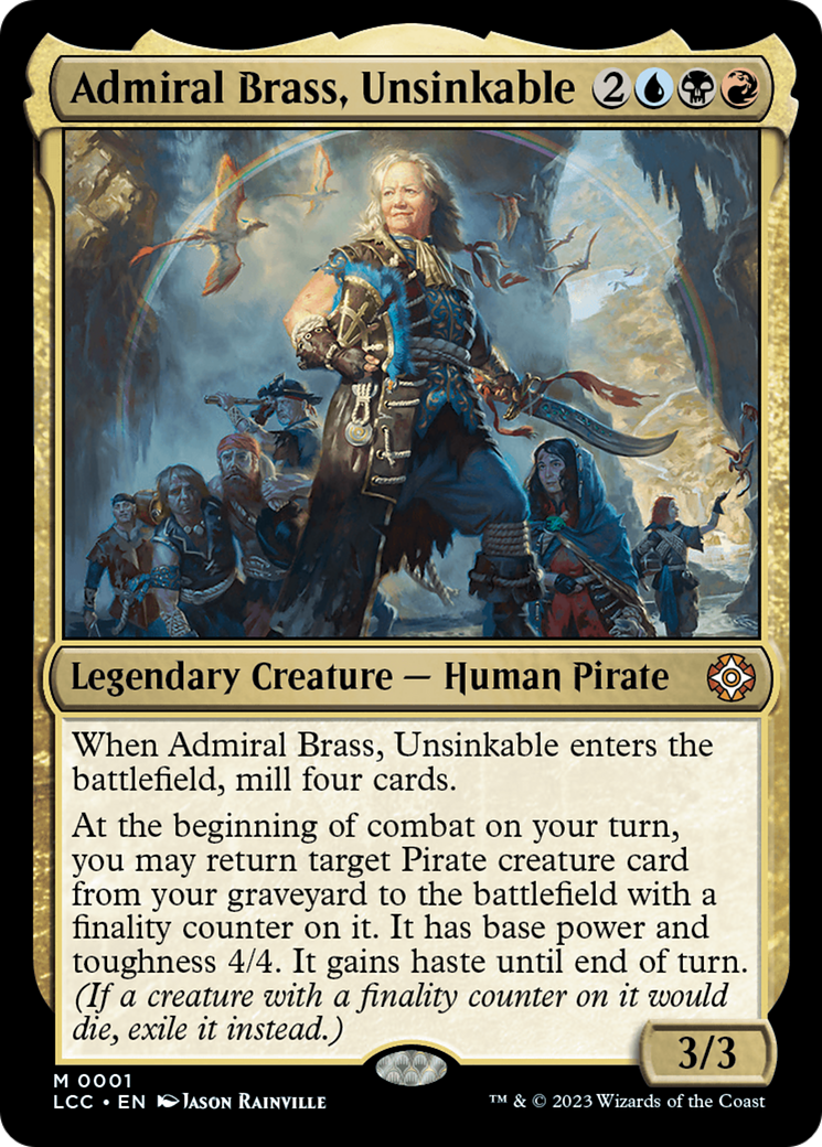 Admiral Brass, Unsinkable [The Lost Caverns of Ixalan Commander] | Webway Games