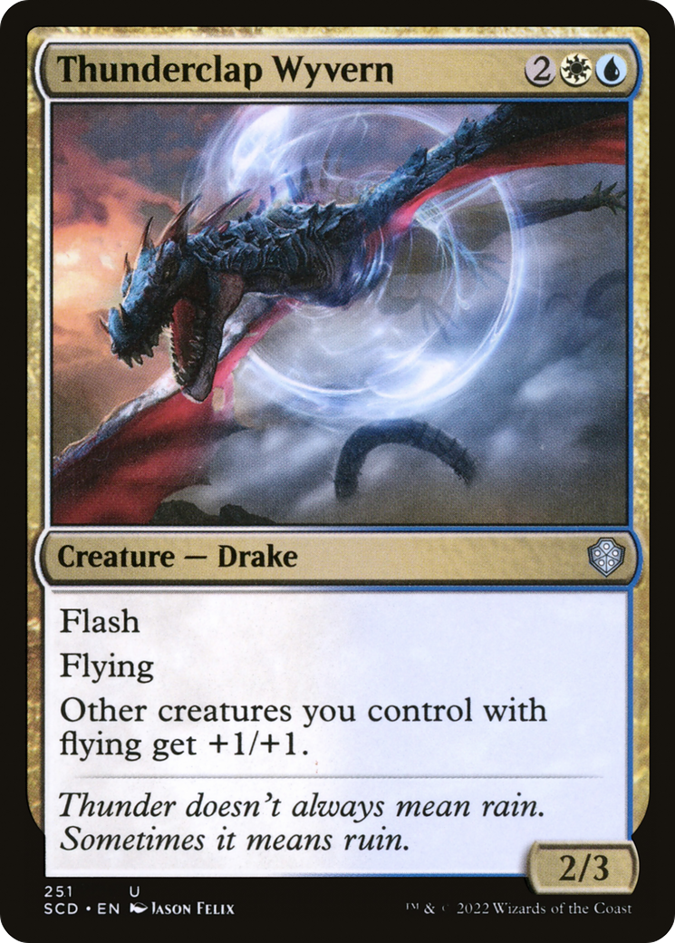 Thunderclap Wyvern [Starter Commander Decks] | Webway Games