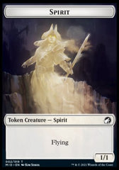 Spirit // Snake Double-sided Token [Innistrad: Midnight Hunt Commander] | Webway Games
