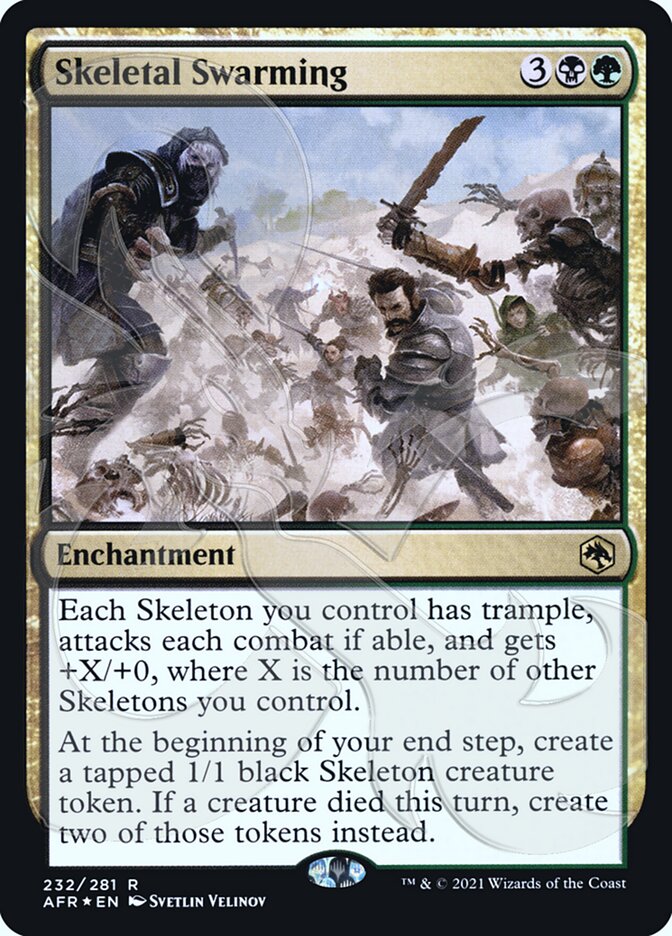 Skeletal Swarming (Ampersand Promo) [Dungeons & Dragons: Adventures in the Forgotten Realms Promos] | Webway Games
