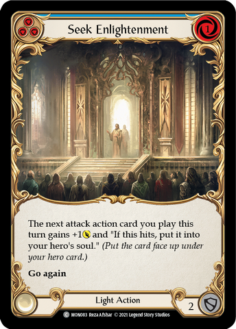 Seek Enlightenment (Blue) [MON083] 1st Edition Normal