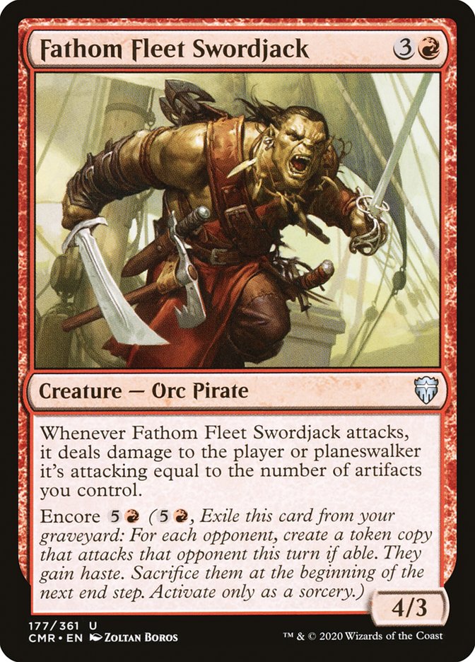 Fathom Fleet Swordjack [Commander Legends] | Webway Games