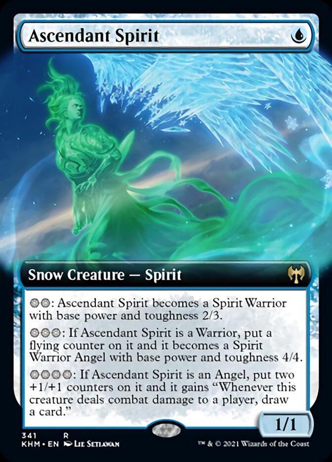 Ascendant Spirit (Extended Art) [Kaldheim] | Webway Games