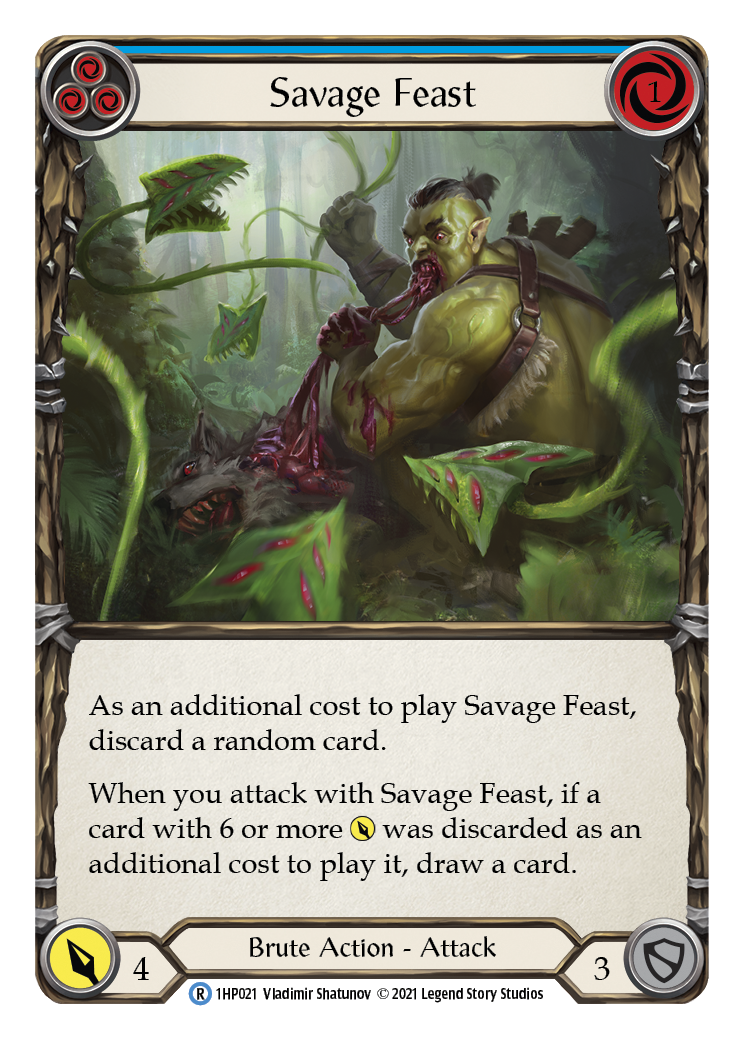 Savage Feast (Blue) [1HP021] | Webway Games