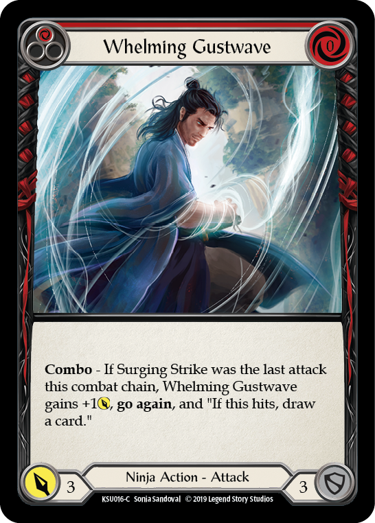 Whelming Gustwave (Red) [KSU016-C] 1st Edition Normal | Webway Games