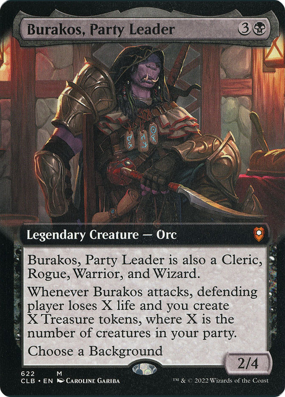Burakos, Party Leader (Extended Art) [Commander Legends: Battle for Baldur's Gate] | Webway Games
