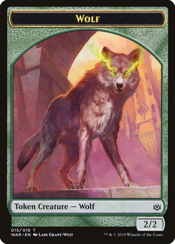 Wolf [War of the Spark Tokens] | Webway Games