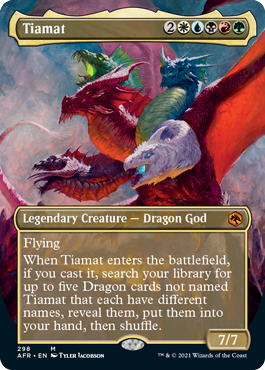 Tiamat (Extended) (Alternative art) [Dungeons & Dragons: Adventures in the Forgotten Realms] | Webway Games