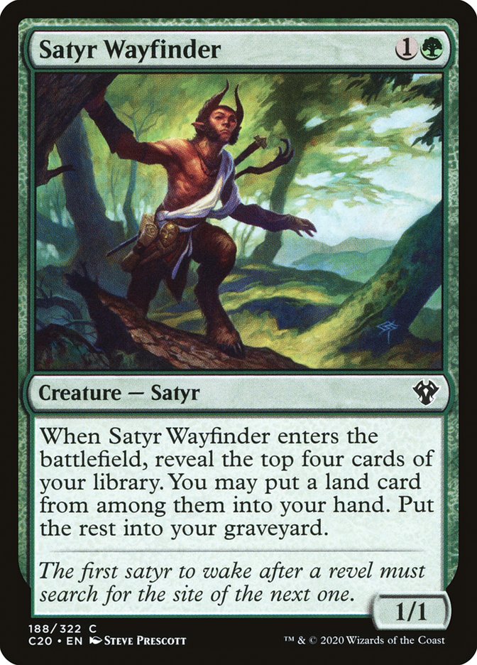 Satyr Wayfinder [Commander 2020] | Webway Games