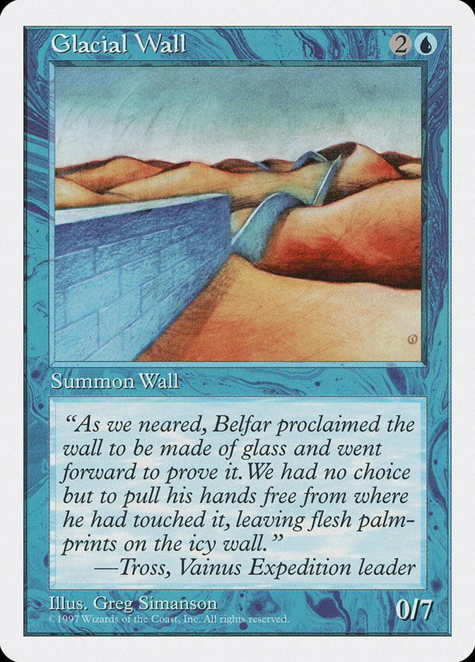 Glacial Wall [Fifth Edition] | Webway Games