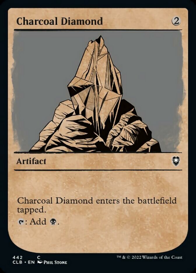 Charcoal Diamond (Showcase) [Commander Legends: Battle for Baldur's Gate] | Webway Games
