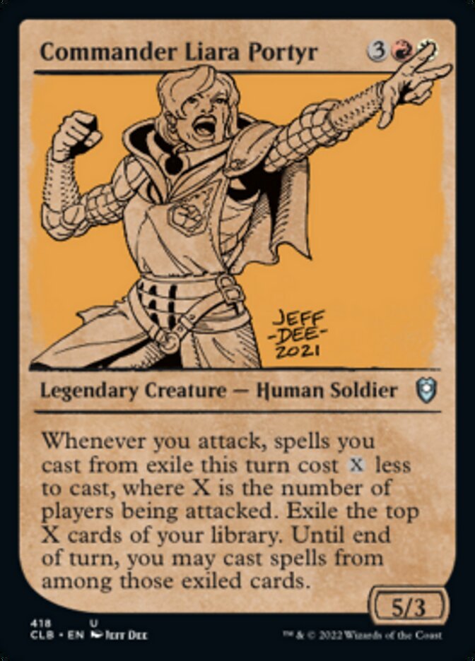 Commander Liara Portyr (Showcase) [Commander Legends: Battle for Baldur's Gate] | Webway Games