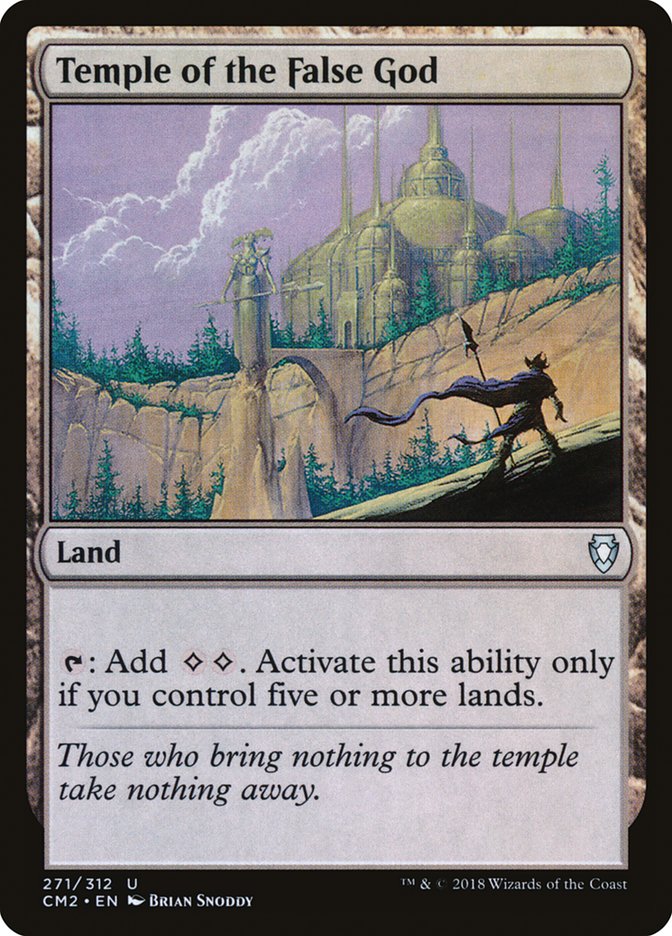 Temple of the False God (271/312) [Commander Anthology Volume II] | Webway Games